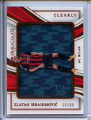 2023-24 Panini Immaculate Zlatan Ibrahimovic Clearly Immaculate Jerseys 10/99