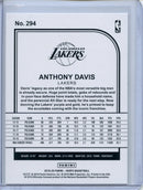 2019-20 NBA Hoops Anthony Davis Tribute Neon Green