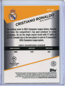 2022-23 Stadium Club Chrome UEFA CC Cristiano Ronaldo Goal Force