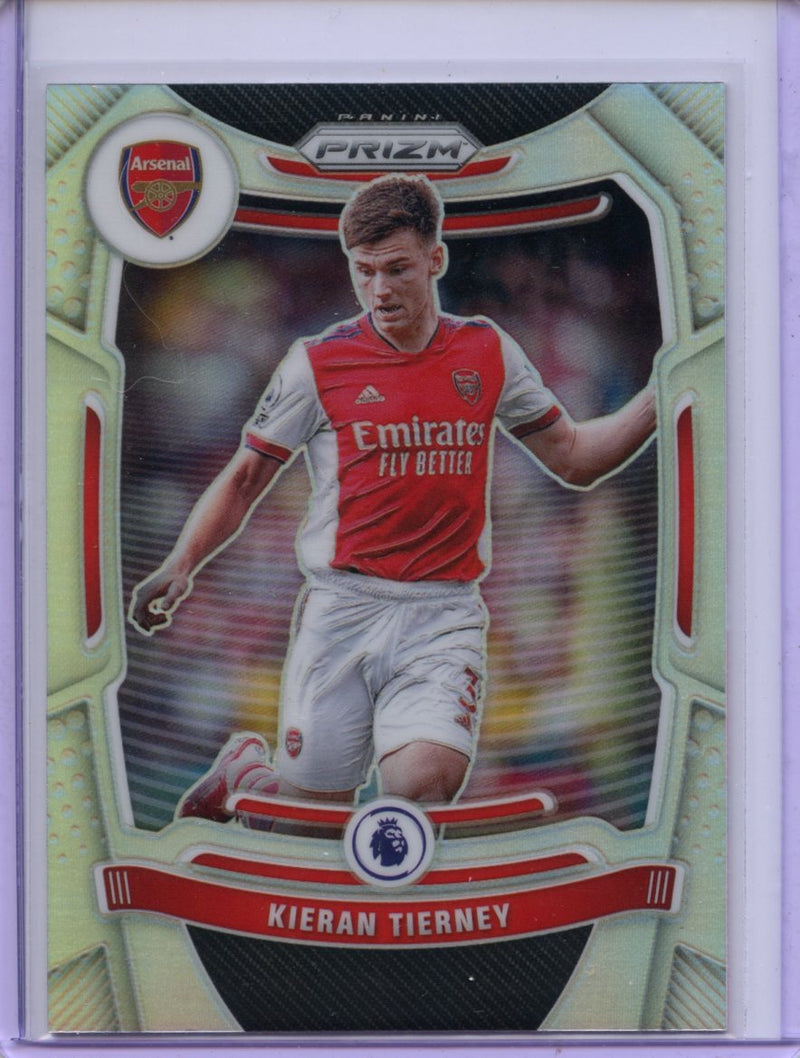 2021-22 Panini Prizm Premier League Kieran Tierney Silver Prizm