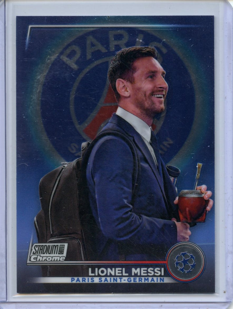 2022-23 Stadium Club Chrome UEFA CC Lionel Messi