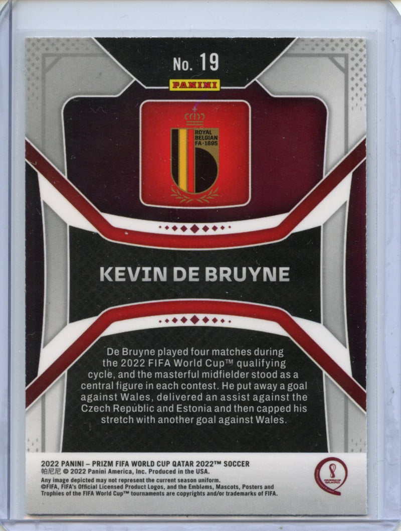 2022 Panini Prizm FIFA World Cup Qatar Kevin De Bruyne