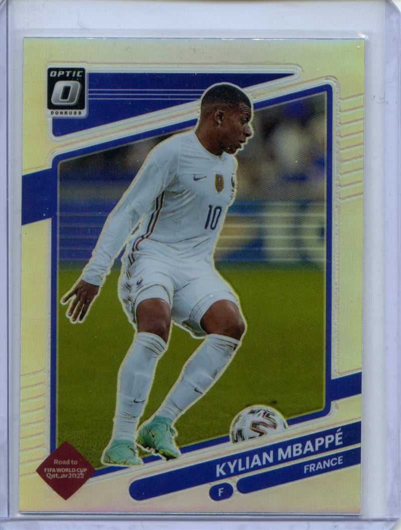 2021-22 Panini Donruss Road To Qatar Kylian Mbappe Optic Holo