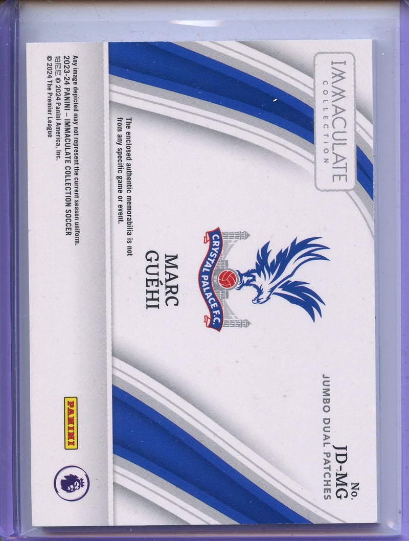 2023-24 Panini Immaculate Marc Guehi Jumbo Dual Patches Ruby 29/30