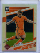 2021-22 Panini Donruss Road To Qatar Matthijs De Ligt Optic Holo