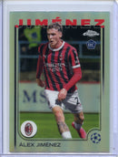 2024-25 Topps Chrome UEFA Club Comps Alex Jimenez Refractor