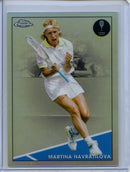 2021 Topps Chrome Tennis Martina Navratilova Refractor