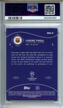 2023-24 Topps Chrome UEFA Lamine Yamal Wonderkids Gold Lava