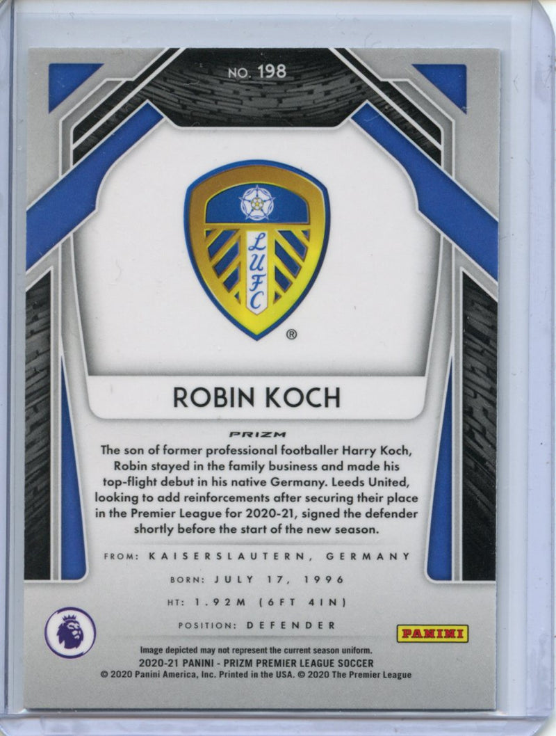 2020-21 Panini Prizm Premier League Robin Koch Hyper Prizm