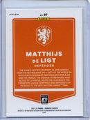 2021-22 Panini Donruss Road To Qatar Matthijs De Ligt Optic Holo