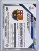 2021-22 Topps Chrome UEFA CL Yusuf Demir Purple & Gold Starball