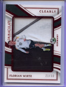 2023-24 Panini Immaculate Florian Wirtz Clearly Immaculate Jerseys Ruby 20/30