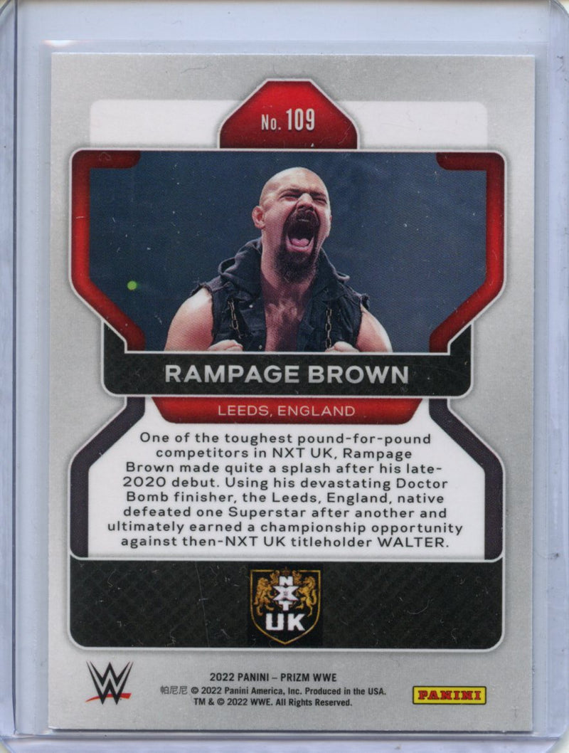 2022 Prizm WWE Rampage Brown