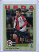 2024-25 Topps Chrome UEFA Club Comps Ayase Ueda Refractor
