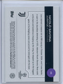 2024-25 Topps Chrome UEFA Club Comps Nicolo Savona Aqua Prism 191/199