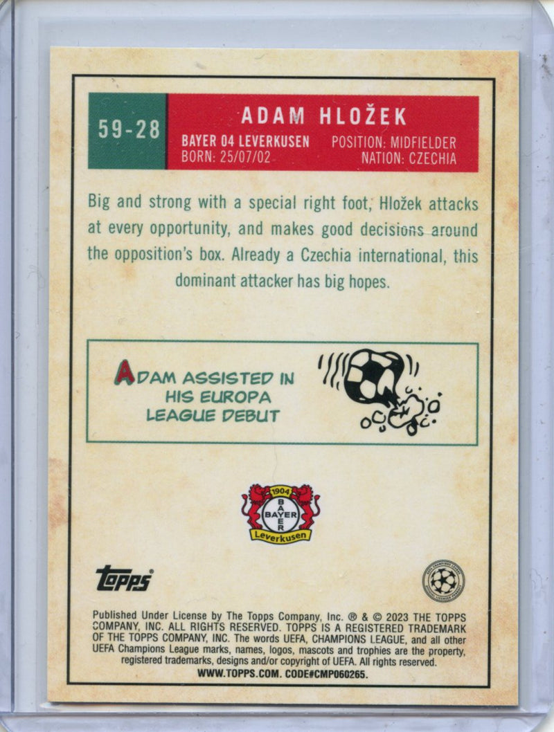 2022-23 Topps Chrome UEFA Adam Hlozek 1959 Topps