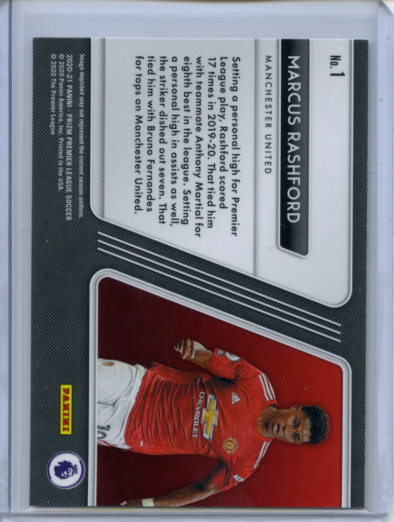 2020-21 Panini Prizm Premier League Marcus Rashford Scorers Club