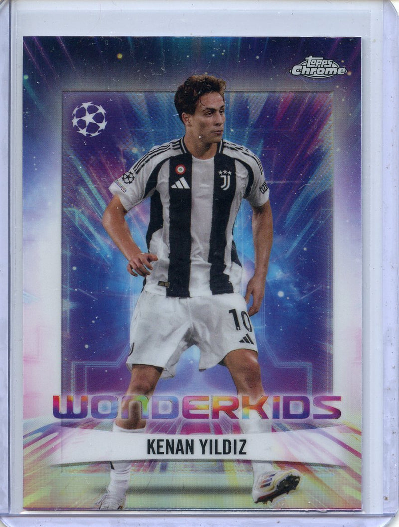 2024-25 Topps Chrome UEFA Club Comps Kenan Yildiz Wonderkids WK-19
