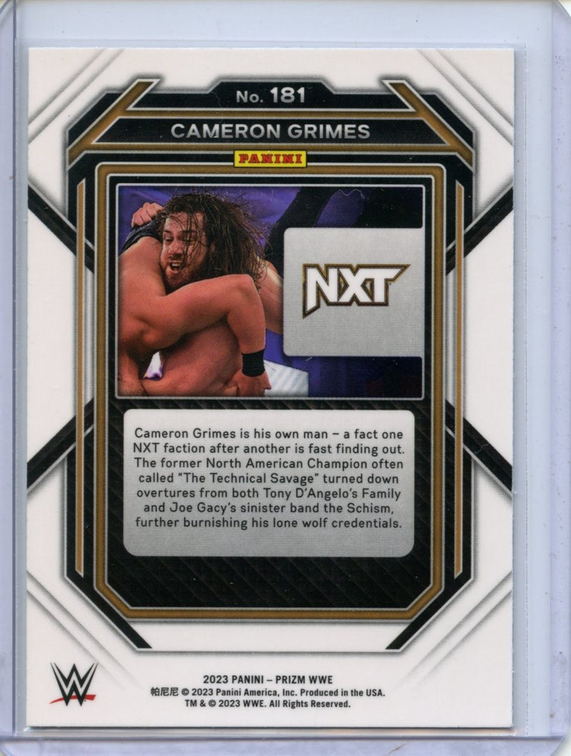 2023 Prizm WWE Cameron Grimes