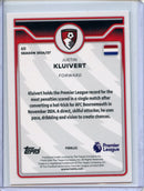 2026-27 Topps Flagship EPL Justin Kluivert Aqua Sparkle 493/499