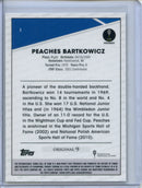 2021 Topps Chrome Tennis Peaches Bartkowicz