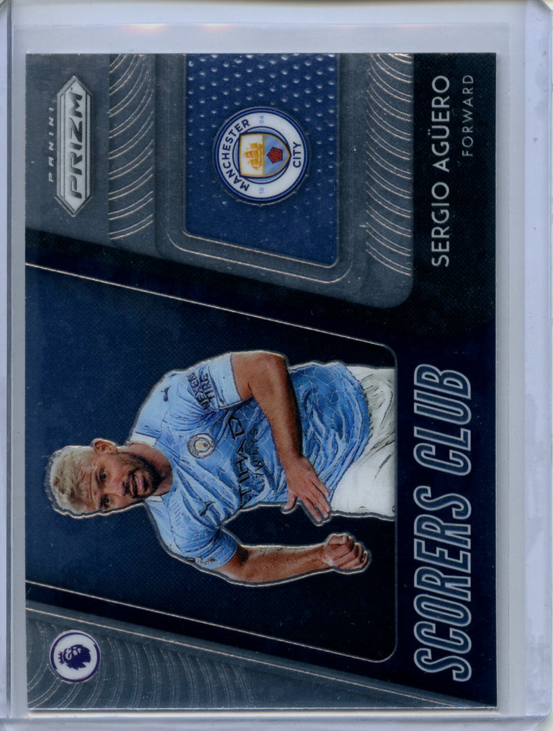 2020-21 Panini Prizm Premier League Sergio Aguero Scorers Club