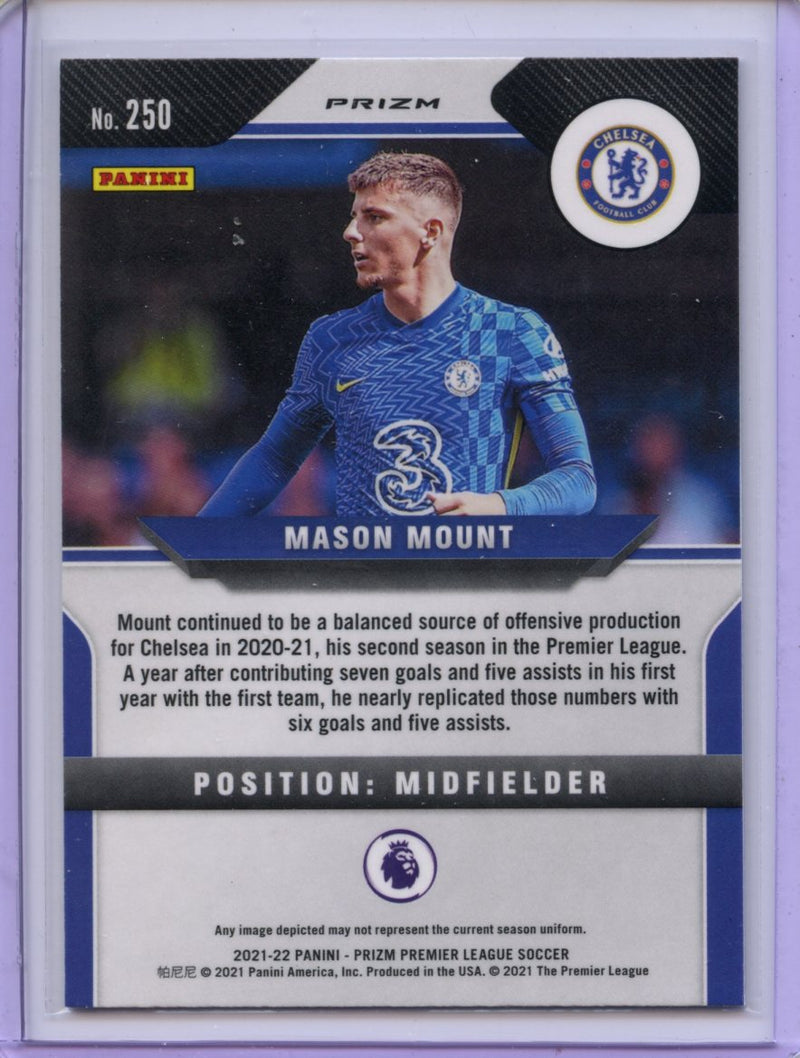 2021-22 Panini Prizm Premier League Mason Mount Silver Prizm