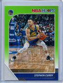 2019-20 NBA Hoops Stephen Curry Neon Green