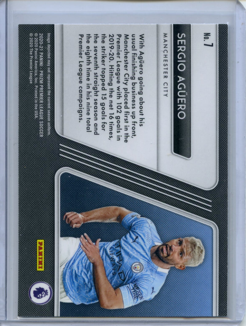 2020-21 Panini Prizm Premier League Sergio Aguero Scorers Club