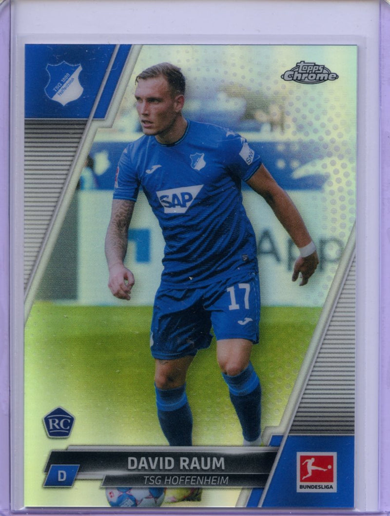 2021-22 Topps Chrome Bundesliga Soccer David Raum Refractor