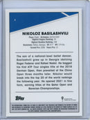 2021 Topps Chrome Tennis Nikoloz Basilashvili