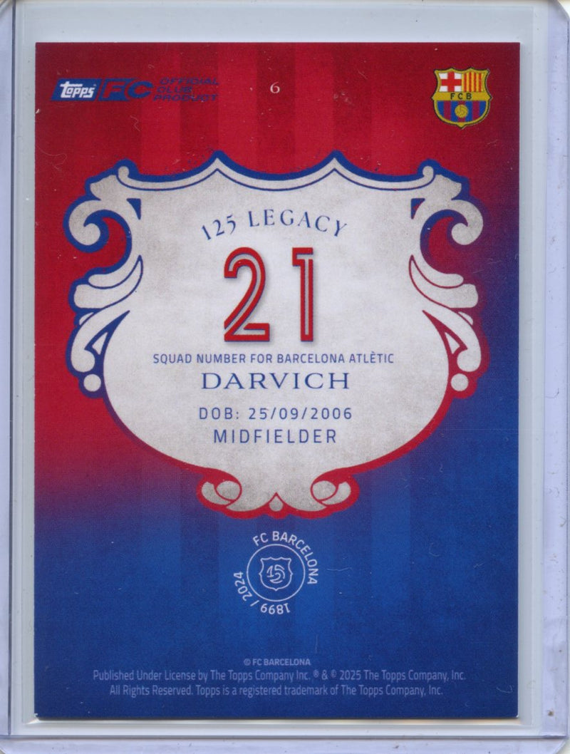 2024-25 Barcelona 125th Anniversary Noah Darvich Legacy