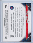 2023-24 Topps Chrome UEFA Ethan Mbappe Aqua Prism Refractor