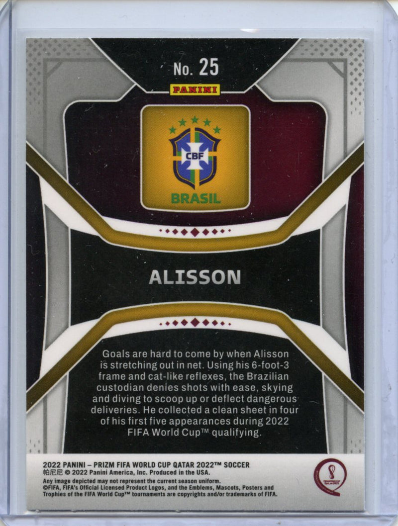 2022 Panini Prizm FIFA World Cup Qatar Alisson