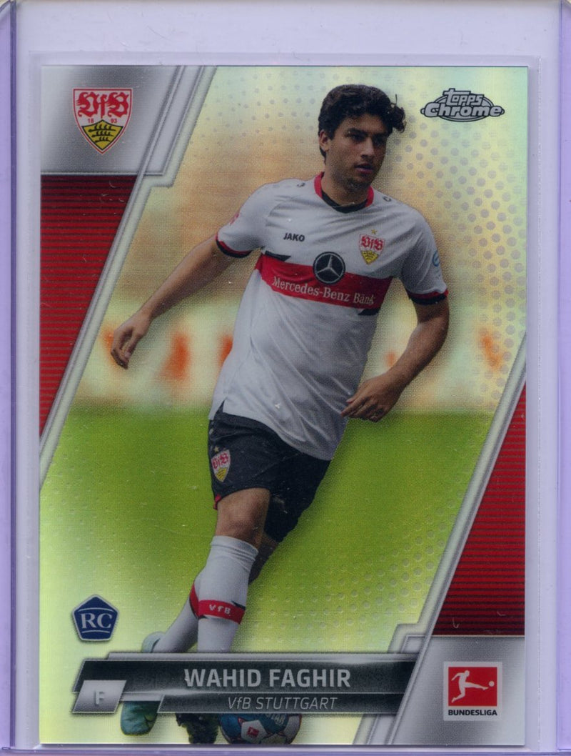 2021-22 Topps Chrome Bundesliga Soccer Wahid Faghir Refractor