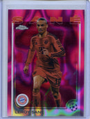 2024-25 Topps Chrome UEFA Club Comps Leroy Sane Pink Lava 53/250