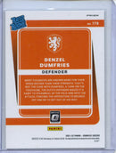 2021-22 Panini Donruss Road To Qatar Denzel Dumfries Optic Holo