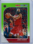 2019-20 NBA Hoops James Harden Neon Green