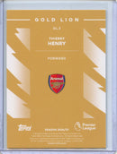 2026-27 Topps Flagship EPL Thierry Henry Gold Lion