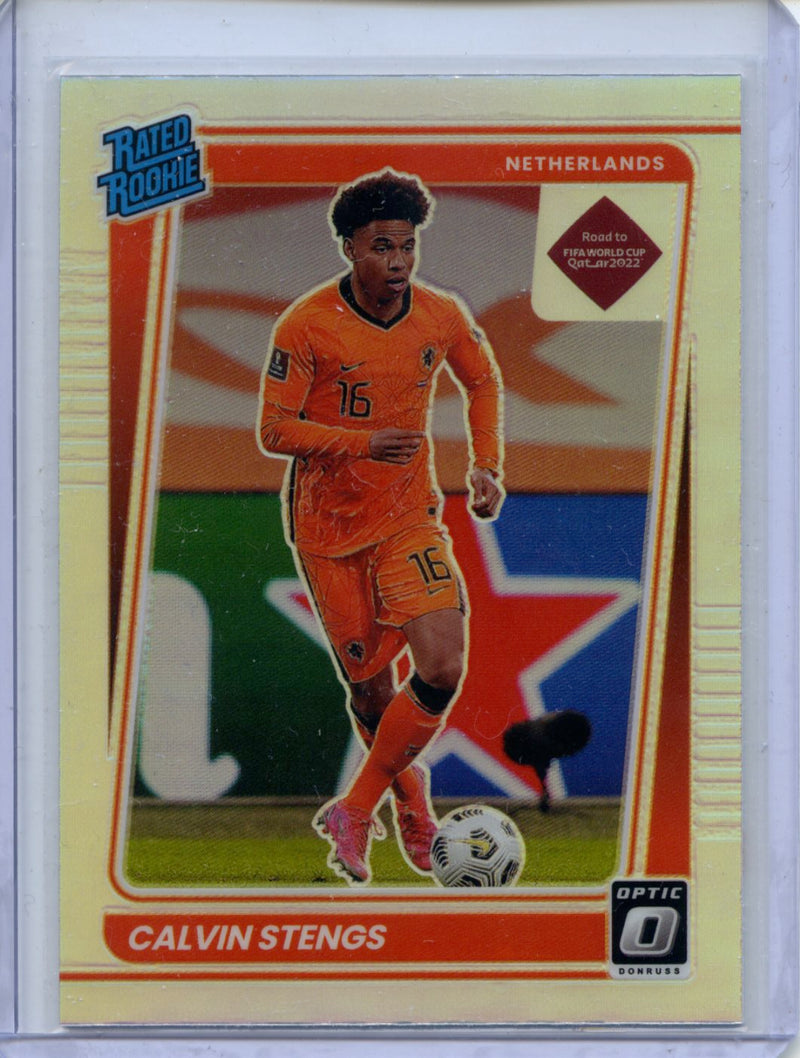 2021-22 Panini Donruss Road To Qatar Calvin Stengs Optic Holo