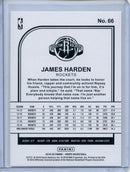 2019-20 NBA Hoops James Harden Neon Green