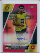 2021-22 Topps Chrome Bundesliga Soccer Mahmoud Dahoud Autograph Magenta Refractor 27/150