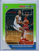 2019-20 NBA Hoops Shai Gilgeous-Alexander Neon Green