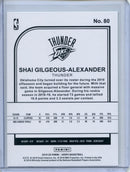 2019-20 NBA Hoops Shai Gilgeous-Alexander Neon Green