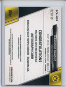 2021-22 Topps Chrome Bundesliga Soccer Mahmoud Dahoud Autograph Magenta Refractor 27/150