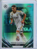 2023-24 Topps Chrome UEFA Federico Valverde Aqua Prism Refractor