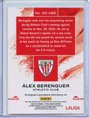 2025-26 Panini Pitch Kings Alex Berenguer Brush Strokes