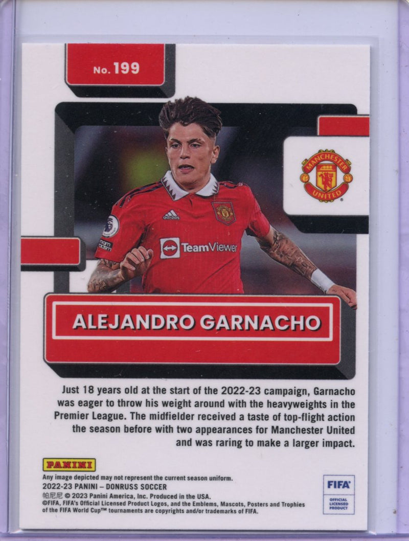 2022-23 Donruss FIFA Alejandro Garnacho Optic