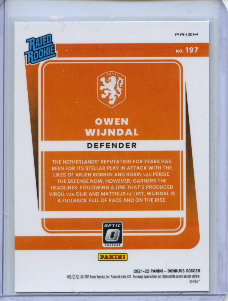 2021-22 Panini Donruss Road To Qatar Owen Wijndal Optic Holo