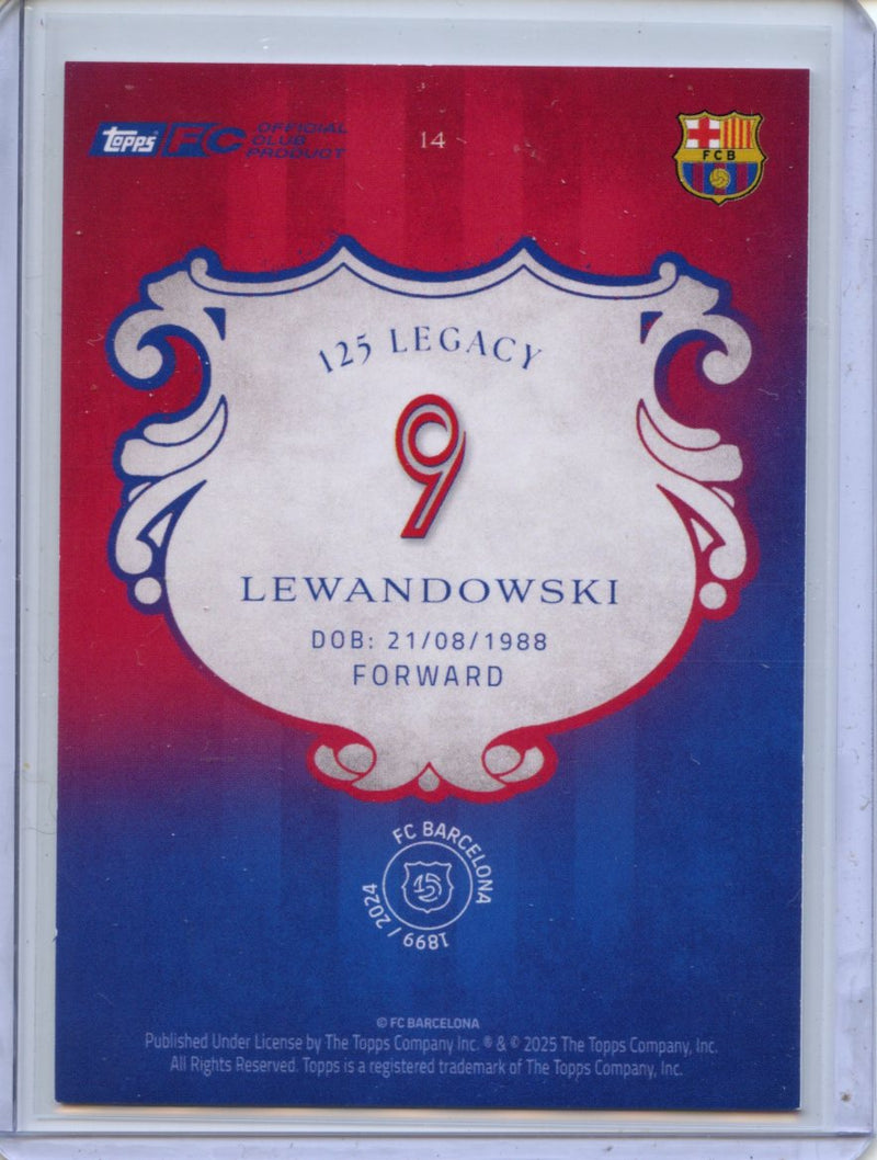 2024-25 Barcelona 125th Anniversary Robert Lewandowski Legacy